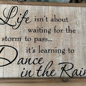 Life isn’t about ….